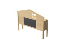 Load image into Gallery viewer, Headboard Storage Cabinet for Full-size Montessori Floor Bed Natural,Freely collocation