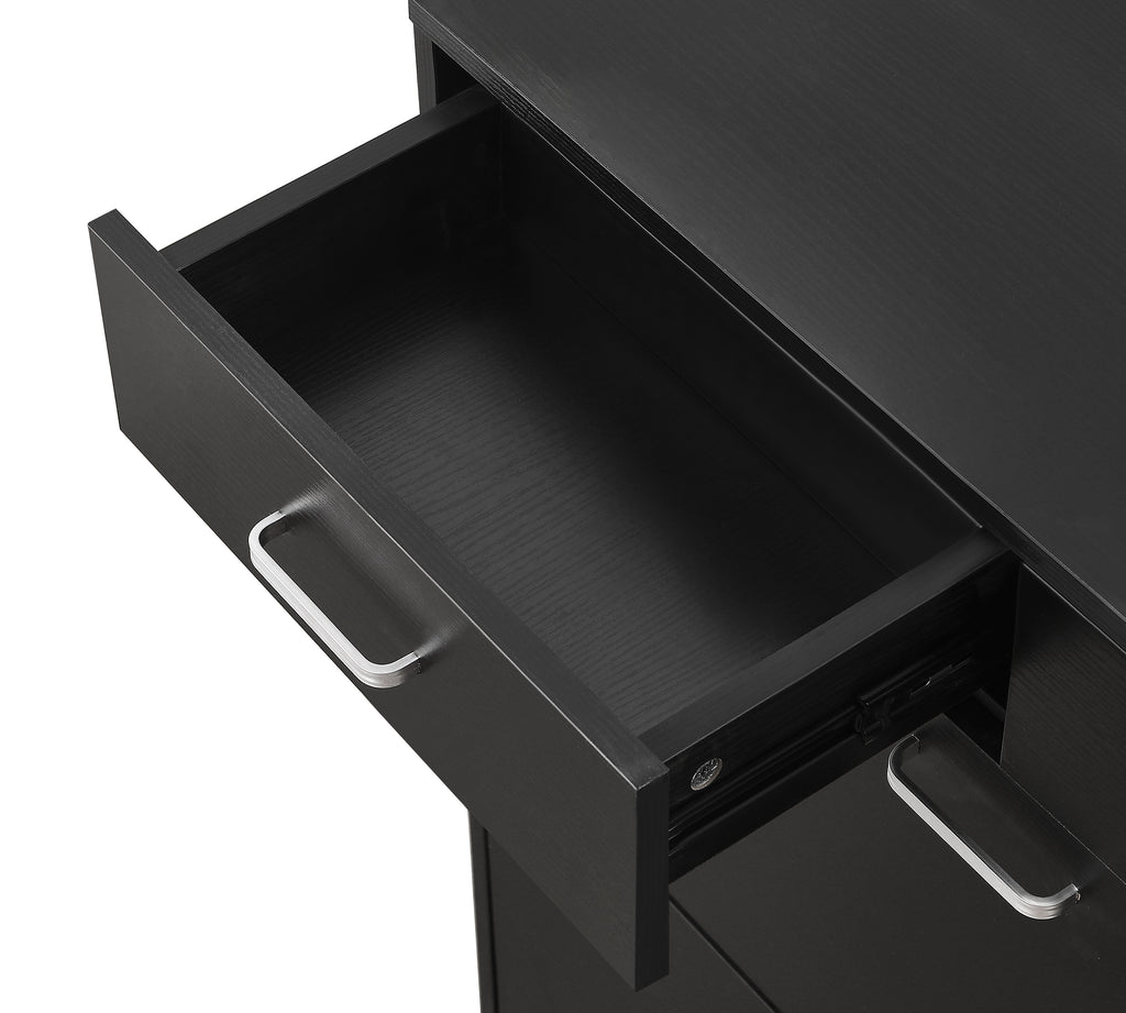 Large size Shoe Cabinet,Free Standing Tipping Bucket Shoe Rack Organizer with 2 Flip Drawers&2 Drawer,Modern Tipping Bucket for Entryway,Hallway,Bedroom-black