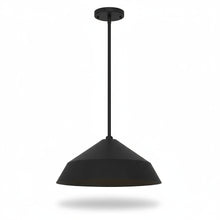 Load image into Gallery viewer, 14 inch Diameter Integrated LED Black Pendant