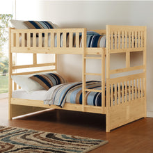 Load image into Gallery viewer, Natural Pine Finish 2pcs Storage Boxes with Caster Wheels Transitional Bedroom Furniture Under-Bed Toy Boxes