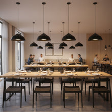 Load image into Gallery viewer, 22 inch Diameter Integrated LED Black Pendant