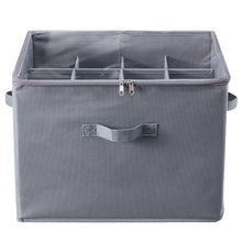 Load image into Gallery viewer, Under Bed Shoe Storage Organizer, 1 Pack, 16 Compartments, Underbed Shoe Box Storage Containers Adjustable Dividers, Sandal Organizer Storage with Clear Window, Breathable, Reinforced Handles