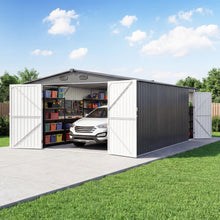 Load image into Gallery viewer, Chery Industrial Heavy-Duty Metal Garage Shed 20'x13'