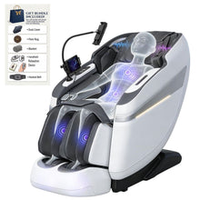 Load image into Gallery viewer, 3XRELAX BV-4 4D Vibration Shiatsu Massage Chair, Zero Gravity, Thai Massage, Heat, S&amp;L Track, Sonic Wave, Voice Control, 7 Massage Levels, 300 lbs Capacity, 160 lbs, 55.1" x 29.1" x 40.9