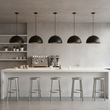 Load image into Gallery viewer, 24 inch Diameter Integrated LED Black Pendant