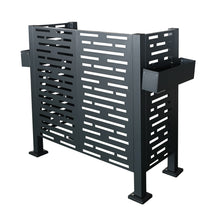 Load image into Gallery viewer, 4*2 FT Air Conditioner Fence for Outdoor Units,Metal Privacy Fence Cover, Perfect to Conceal Air Conditioning Units (W540133740)
