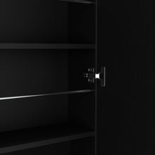 Load image into Gallery viewer, Connecticut Wall Mounted Shoe Rack, Mirror, Five Shelves, Ten Shoes Capacity
