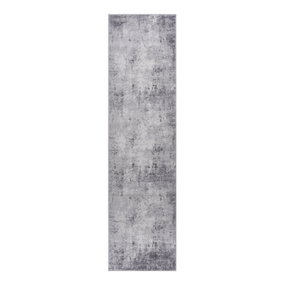 MARFI Collection 2.2X8. Light Grey / Abstract Runner Rug Modern, Contemporary, Non-Shedding & Easy to Clean, Ideal for Living Room, Bedroom, Dining Space, 96*26 inch