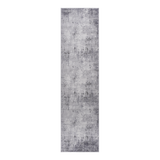 MARFI Collection 2.2X8. Light Grey / Abstract Runner Rug Modern, Contemporary, Non-Shedding & Easy to Clean, Ideal for Living Room, Bedroom, Dining Space, 96*26 inch