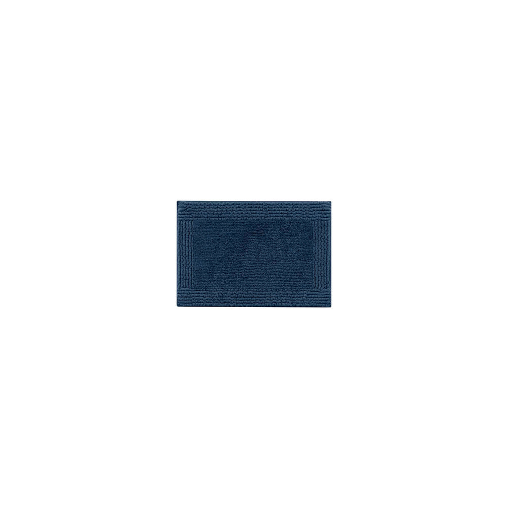 1 PCS 24x72" 100% Cotton Tufted 3000 GSM Reversible Bath Rug Navy