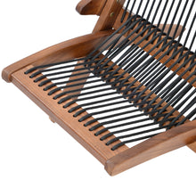 Load image into Gallery viewer, folding roping wood chair