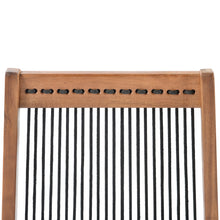 Load image into Gallery viewer, folding roping wood chair
