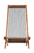 Load image into Gallery viewer, folding roping wood chair