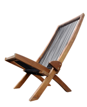 Load image into Gallery viewer, folding roping wood chair