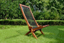 Load image into Gallery viewer, folding roping wood chair