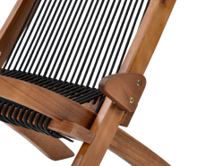 Load image into Gallery viewer, folding roping wood chair