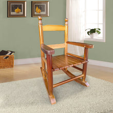 Load image into Gallery viewer, Children's rocking rose red chair- Indoor or Outdoor -Suitable for kids-Durable