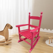 Load image into Gallery viewer, Children's rocking rose red chair- Indoor or Outdoor -Suitable for kids-Durable