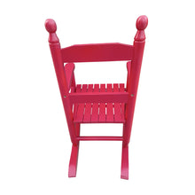 Load image into Gallery viewer, Children's rocking rose red chair- Indoor or Outdoor -Suitable for kids-Durable