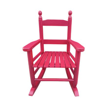 Load image into Gallery viewer, Children's rocking rose red chair- Indoor or Outdoor -Suitable for kids-Durable