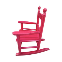 Load image into Gallery viewer, Children's rocking rose red chair- Indoor or Outdoor -Suitable for kids-Durable