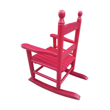 Load image into Gallery viewer, Children's rocking rose red chair- Indoor or Outdoor -Suitable for kids-Durable