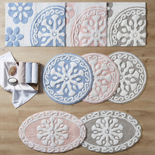 Load image into Gallery viewer, Medallion Cotton Tufted Bath Rug