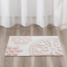 Load image into Gallery viewer, Medallion Cotton Tufted Bath Rug