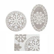 Load image into Gallery viewer, Medallion Cotton Tufted Bath Rug
