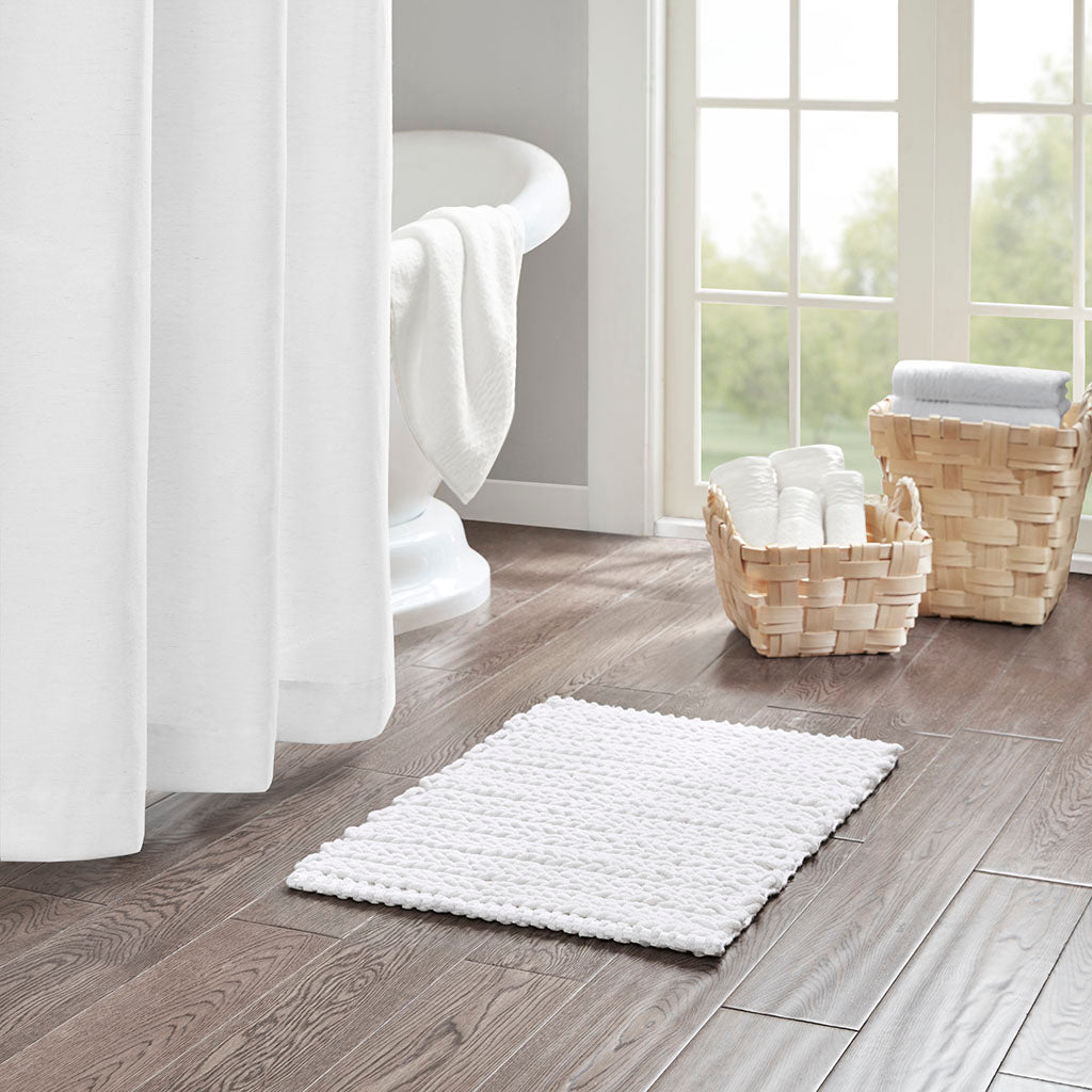 100% Cotton Chenille Chain Stitch Rug