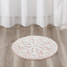Load image into Gallery viewer, Medallion Cotton Tufted Bath Rug