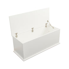 Load image into Gallery viewer, Storage Chest Trunk, Lift Top Wood Box for Entryway Bench Organizer Home Furniture, White