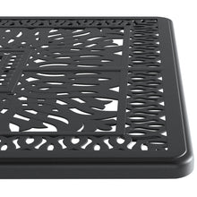 Load image into Gallery viewer, L58.27*W34.65-inch Cast Aluminum Patio Dining Table With Black Frame and Umbrella Hole (same sku: W171084481)