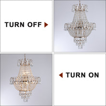 Load image into Gallery viewer, Gold Crystal Chandeliers,Large Contemporary Luxury Ceiling Lighting for Living Room Dining Room Bedroom Hallway