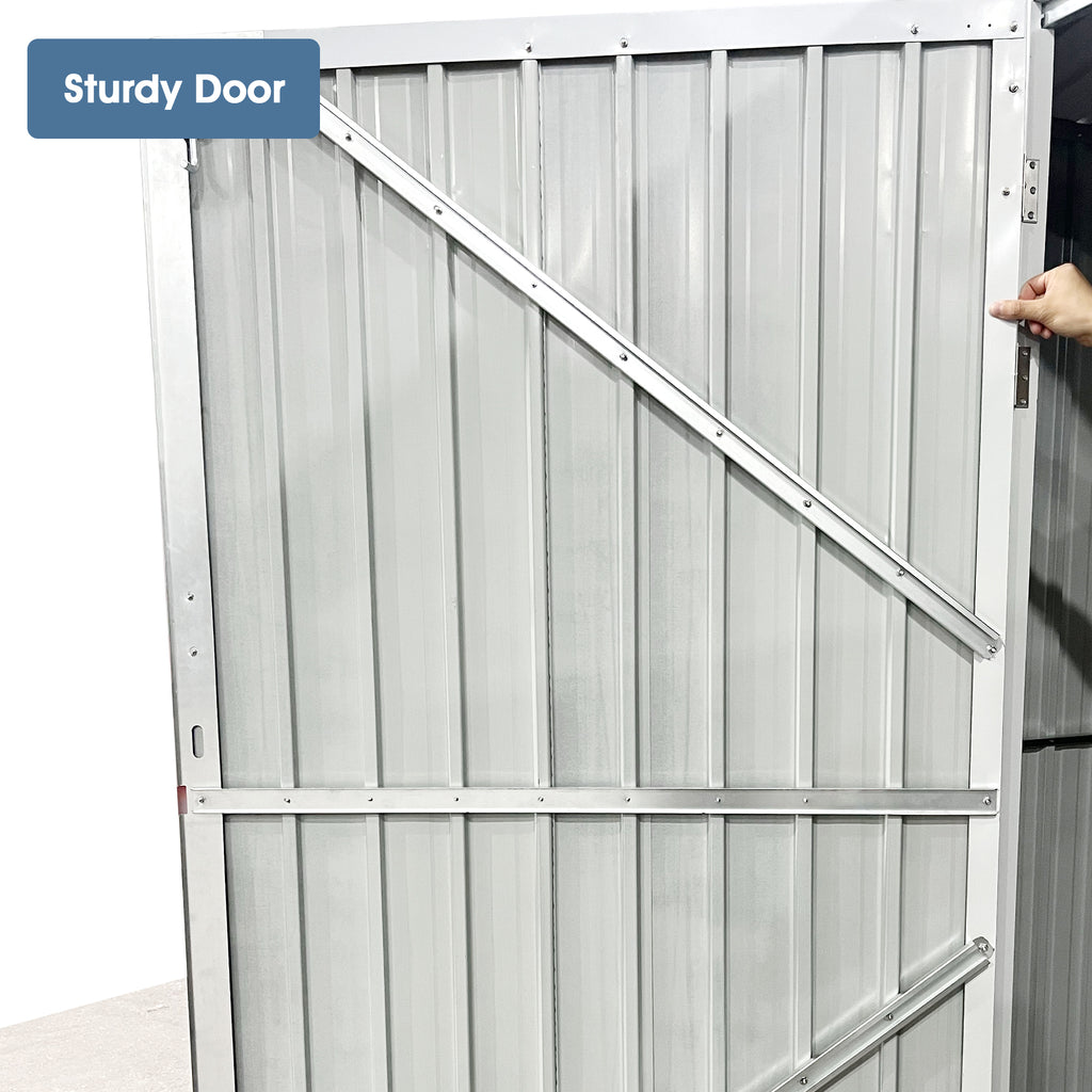 Chery Industrial Heavy-Duty Metal Garage Shed 20'x13'