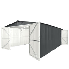 Load image into Gallery viewer, Chery Industrial Heavy-Duty Metal Garage Shed 20'x13'