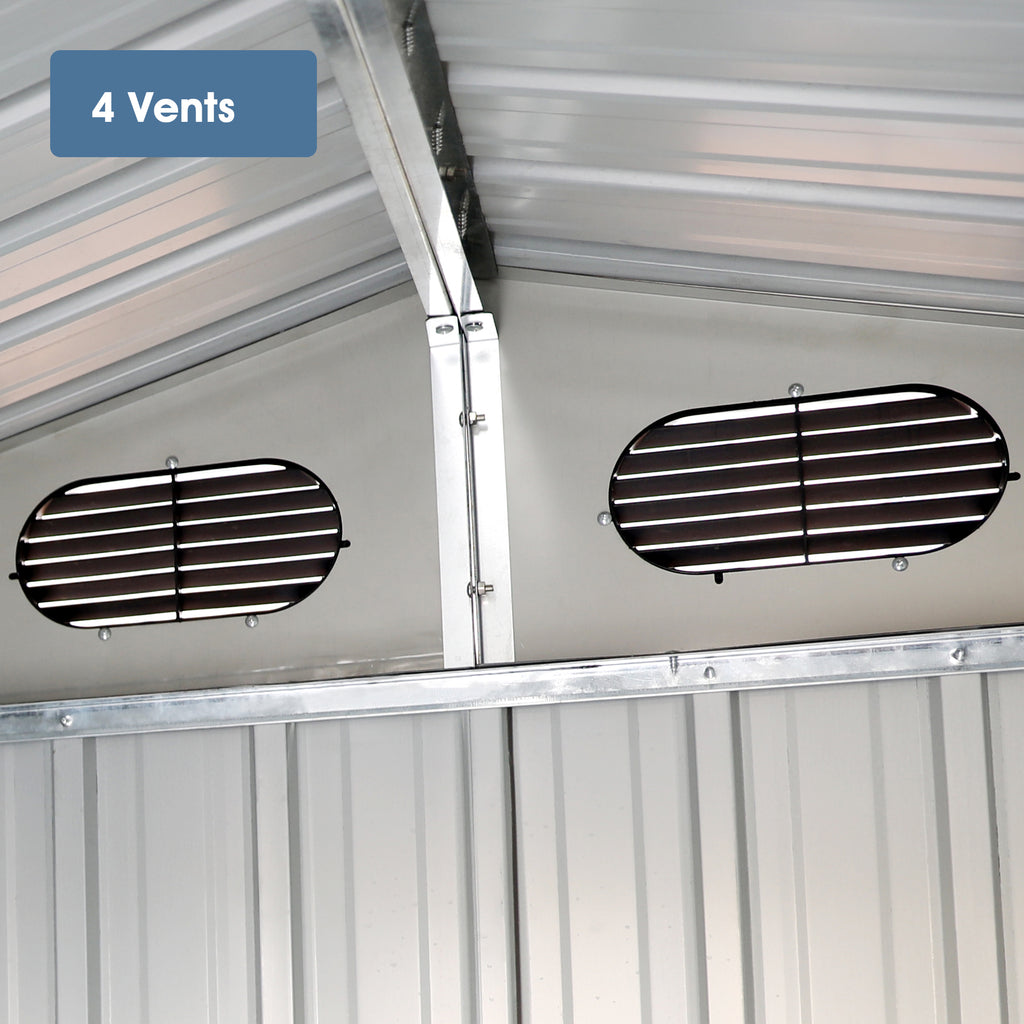 Chery Industrial Heavy-Duty Metal Garage Shed 20'x13'