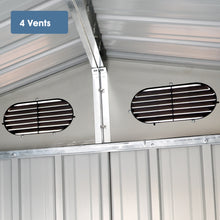 Load image into Gallery viewer, Chery Industrial Heavy-Duty Metal Garage Shed 20'x13'