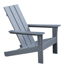 Load image into Gallery viewer, Outdoor Adirondack Chair for Relaxing, HDPE All-weather Fire Pit Chair, Patio Lawn Chair for Outside Deck Garden Backyardf Balcony, Grey