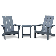 Load image into Gallery viewer, Outdoor Adirondack Chair for Relaxing, HDPE All-weather Fire Pit Chair, Patio Lawn Chair for Outside Deck Garden Backyardf Balcony, Grey