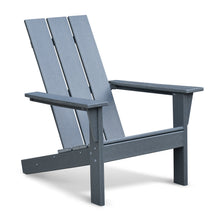 Load image into Gallery viewer, Outdoor Adirondack Chair for Relaxing, HDPE All-weather Fire Pit Chair, Patio Lawn Chair for Outside Deck Garden Backyardf Balcony, Grey