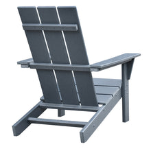 Load image into Gallery viewer, Outdoor Adirondack Chair for Relaxing, HDPE All-weather Fire Pit Chair, Patio Lawn Chair for Outside Deck Garden Backyardf Balcony, Grey