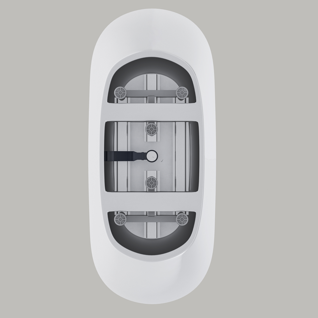 59 "Acrylic freestanding tub, Gloss white,  with chrome overflow and pop-up Drain, CUPC Certified