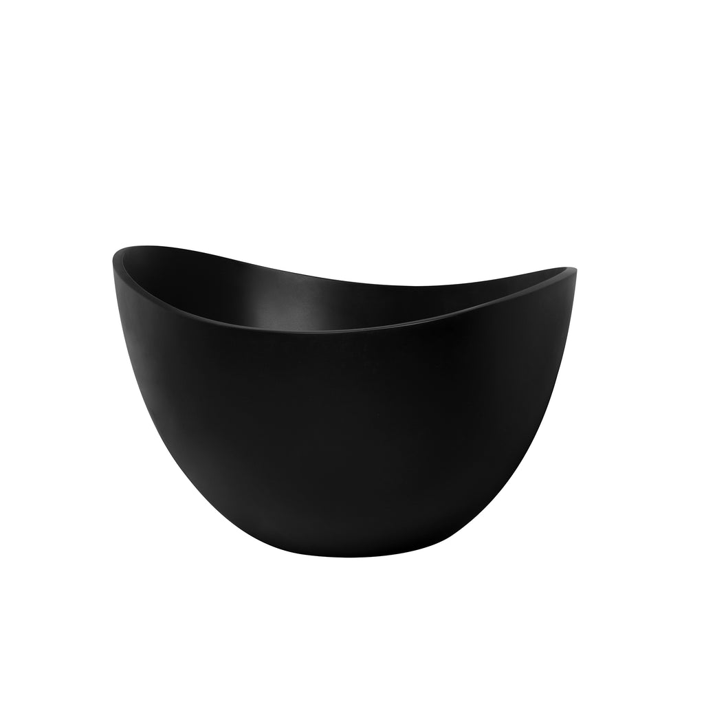 63 inch freestanding solid surface soaking bathtub for bathroom