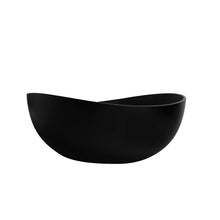 Load image into Gallery viewer, 63 inch freestanding solid surface soaking bathtub for bathroom