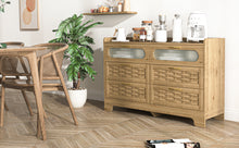 Load image into Gallery viewer, Wood 6 Drawer Dresser for Bedroom, Large Double Dresser with Wide Drawers, Modern Chest of Drawers,Storage Organizer Dresser,Nursery Dresser,for Living Room, Hallway, Bedroom, Kids Bedroom