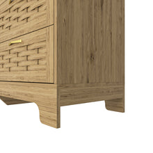 Load image into Gallery viewer, Wood 6 Drawer Dresser for Bedroom, Large Double Dresser with Wide Drawers, Modern Chest of Drawers,Storage Organizer Dresser,Nursery Dresser,for Living Room, Hallway, Bedroom, Kids Bedroom