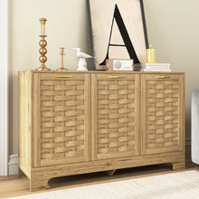 Load image into Gallery viewer, Wood 6 Drawer Dresser for Bedroom, Large Double Dresser with Wide Drawers, Modern Chest of Drawers,Storage Organizer Dresser,Nursery Dresser,for Living Room, Hallway, Bedroom, Kids Bedroom