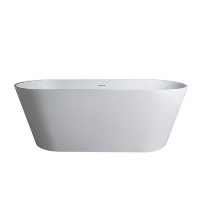 67 inch freestanding solid surface soaking bathtub for bathroom