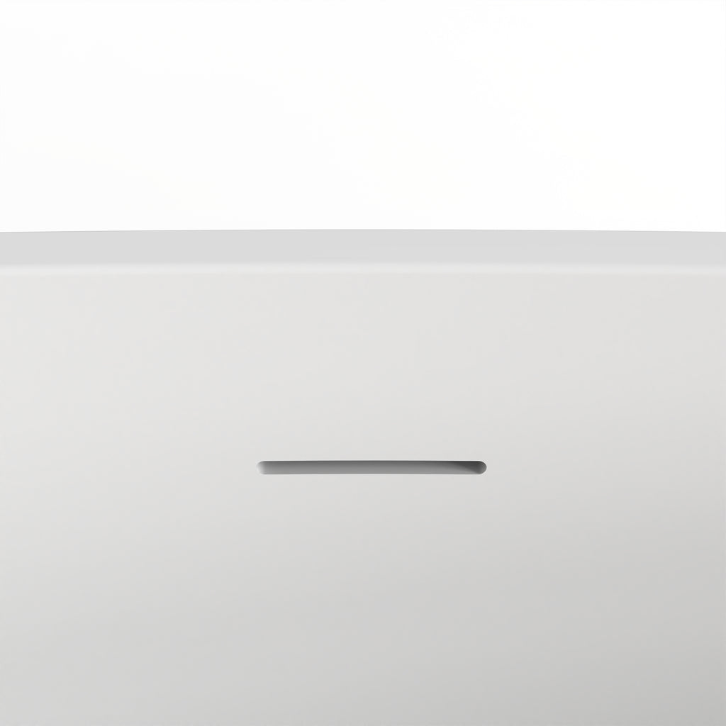 67 inch freestanding solid surface soaking bathtub for bathroom
